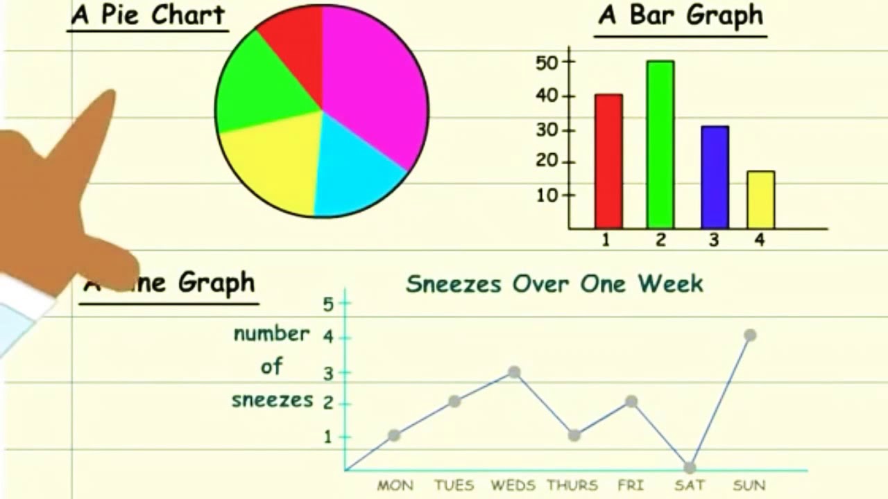 Line Graph And Pie Chart