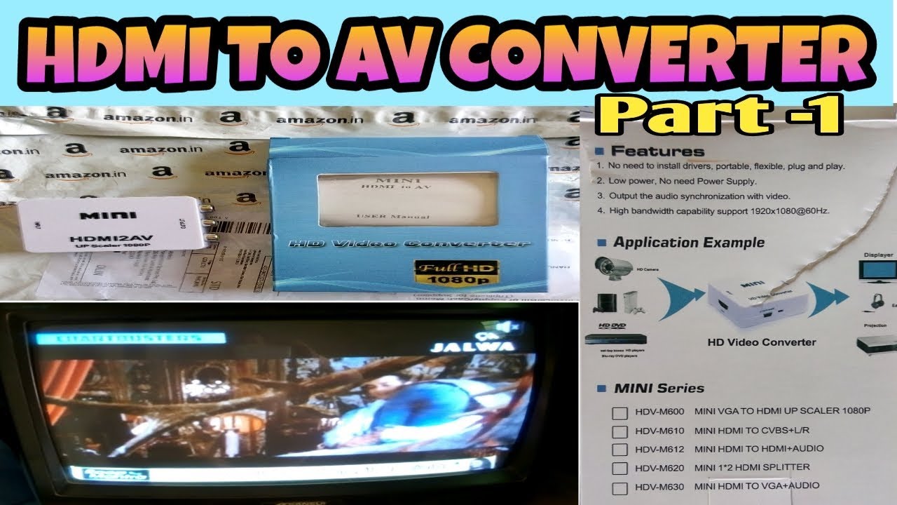 Hdmi to av converter YouTube