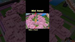 Mini Forest in minecraft #minecraft