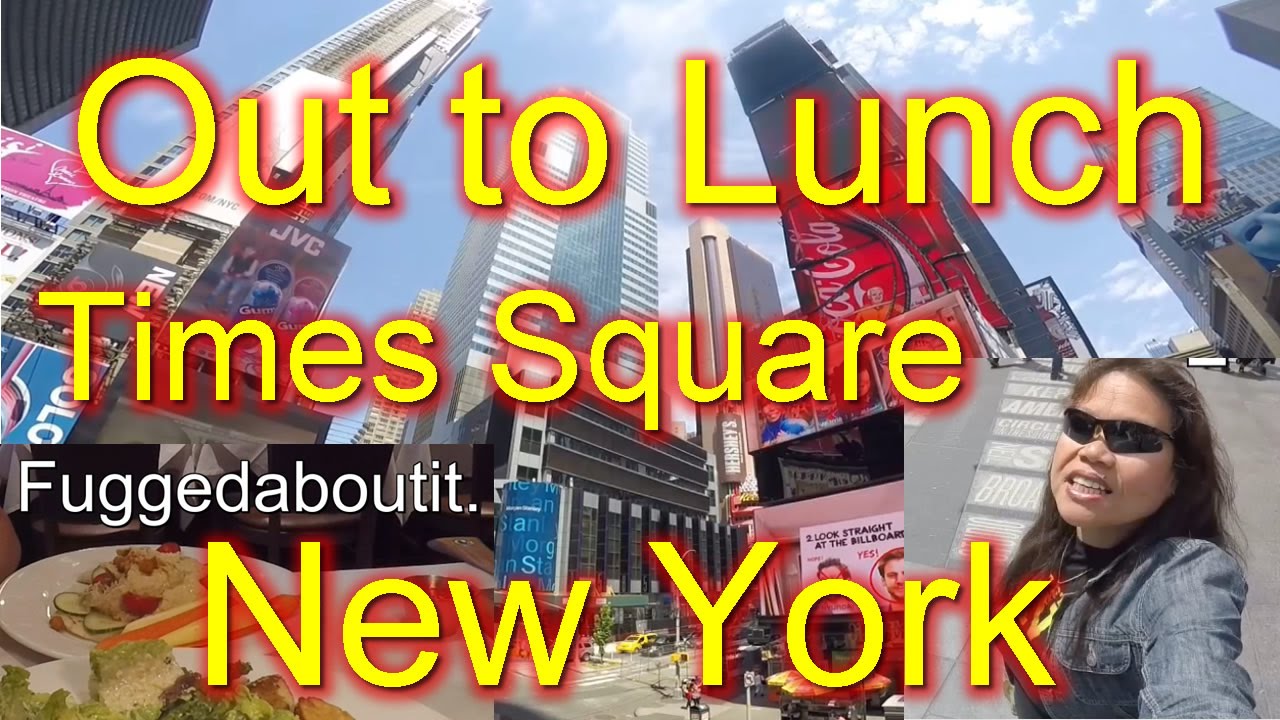 Manhattan New York Times Square Food Choices - YouTube