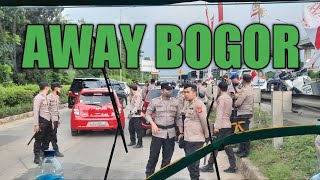 DI KAWAL POLISI ! JAKMANIA AWAY BOGOR | PERSIKABO VS PERSIJA JAKARTA
