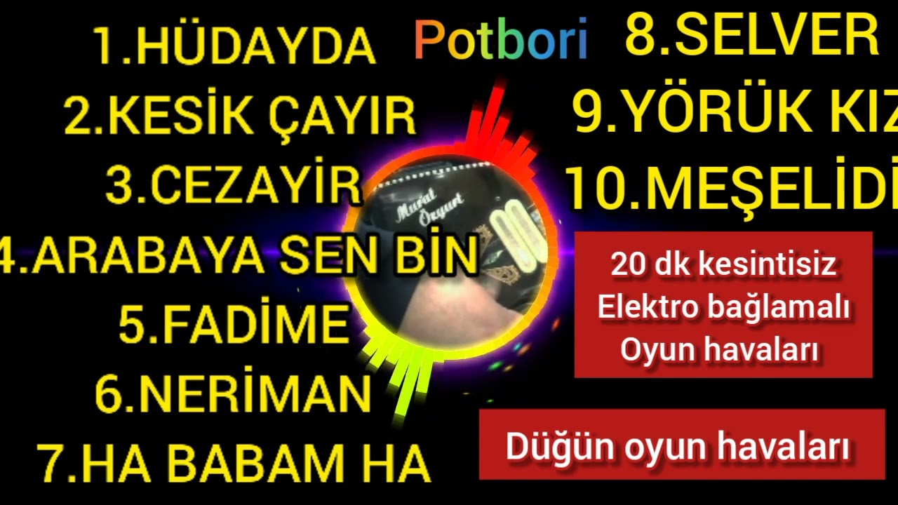 yavaştan hızlıya düğün oyun havaları elektro bağlama murat özyurt fidayda kesikçayır cezayir potbori