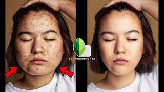 How to clean face in snapseed | how to smooth face in snapseed | slim face screenshot 3