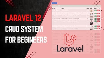 Build Laravel 12 CRUD system for Beginners