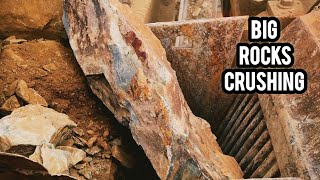 Amazing Quarry Primary Rock Crushing | Rock Crusher | Satisfying Stone Crushing | Jaw Crusher