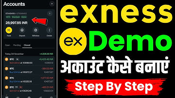 Exness App Me Demo Account Kaise Create Kare | Exness Demo Account Opening Process