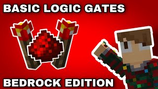 Basic logic Gates |  | Learning Minecraft Bedrock Edition Redstone Series Ep 5