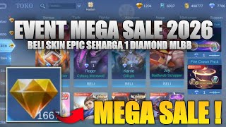 MEGA SALE!! BELI SKIN EPIC BUNDLE SHOP 1 DIAMOND 2026 | JULI PROMO DIAMOND MOBILE LEGENDS TERBARU