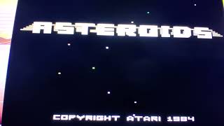 This time...I played asteroids from atari!