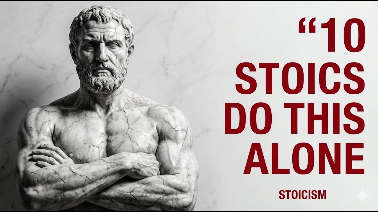 10 Things Mentally Strong People Do ALONE (Don't Tell Anyone) | Stoicism