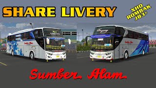 LIVERY SUMBER ALAM BIO SMART XHD ROMBAK JB3+ | Bus Simulator Indonesia