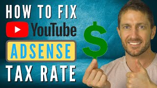 How to Fix Youtube Adsense Tax Treaty Info Form Non US Youtube Creators | Get 0% Withholding Rate