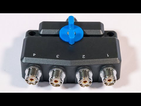 📡 IN-SW-M-4M0N: Coaxial Antenna Switch (Przełącznik Antenowy)