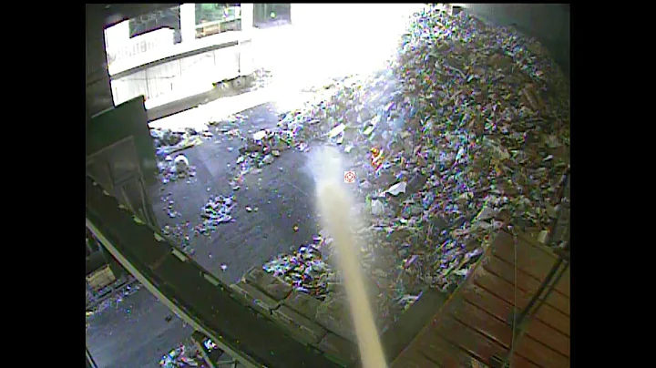 🔥Watch The Fire Rover Make Quick Work Of A Transfer Station Tip Floor 🔥