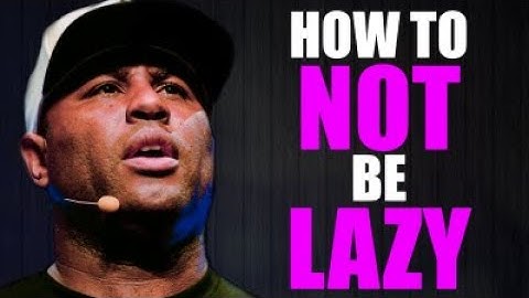 How To Not Be Lazy | Eric Thomas Motivation