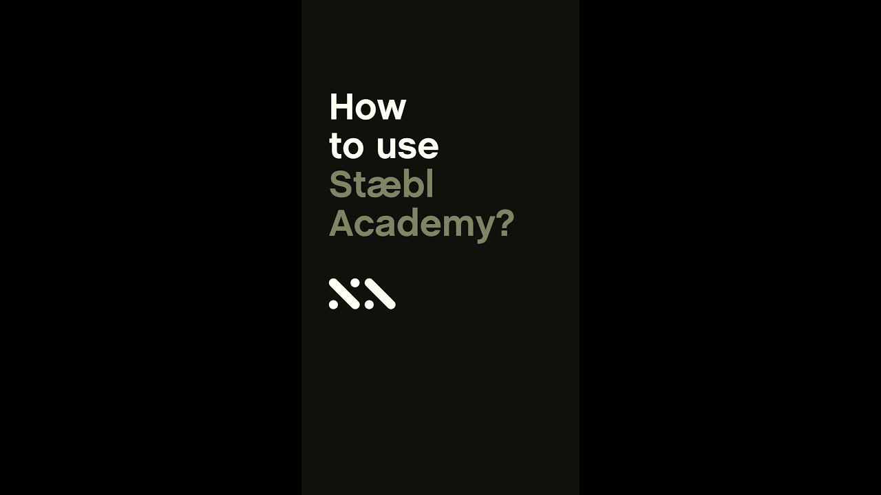 Mobility know-how in 3 Steps - How to use Stæbl Academy App