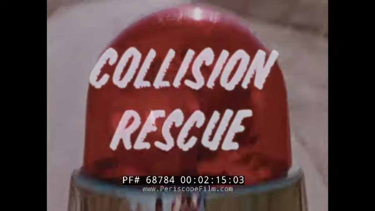 1970s FIRE DEPARTMENT PARAMEDIC RESCUE & SEATBELT FILM " COLLISION RESCUE "  JAWS OF LIFE 68784