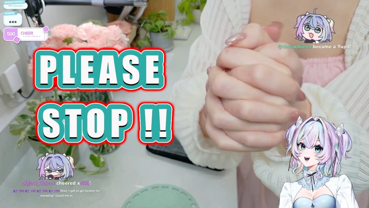 Yuy Crashes Out After Chat Keeps Sending Guilt-Trip Superchat Jokes 🤣 YUY_IX Vtuber Clips