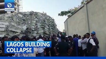 Ikoyi Building Collapse: Four Dead As Rescue Operations Continue For Survivors