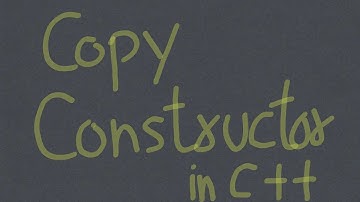 Copy constructor in c++ | in Hindi