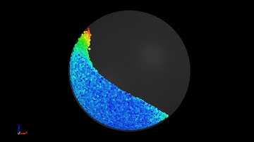 Lateral Sloshing Analysis in a spherical tank using LS-DYNA ISPH solver (Fill depth 33%)