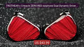 TRUTHEAR x Crinacle ZERO:RED earphone Dual Dynamic Drivers In ... — Best Buy 2026 | Great Quality!