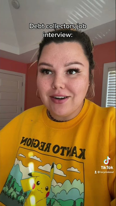 Debt collectors job interview #tiktok #jobinterview #storytime #lifehacks