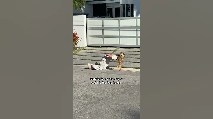 Natalie Reynolds has been caught outside the bop house.... #fyp #bophouse #nataliereynolds #shorts