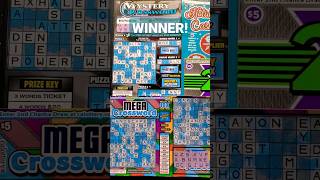 $5 MEGA Crossword Scratcher WINNER! #Shorts #California #Scratchers #Win #CaLottery #Lottery #Gamble