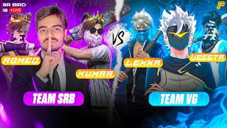 🔴 SRB VS VG 💀 4V4  BO5 🔥 BEST VS BEST ☠️  @vasugamer001 #srbird #freefirelive