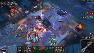 Mundo bugs through Taliyah Wall