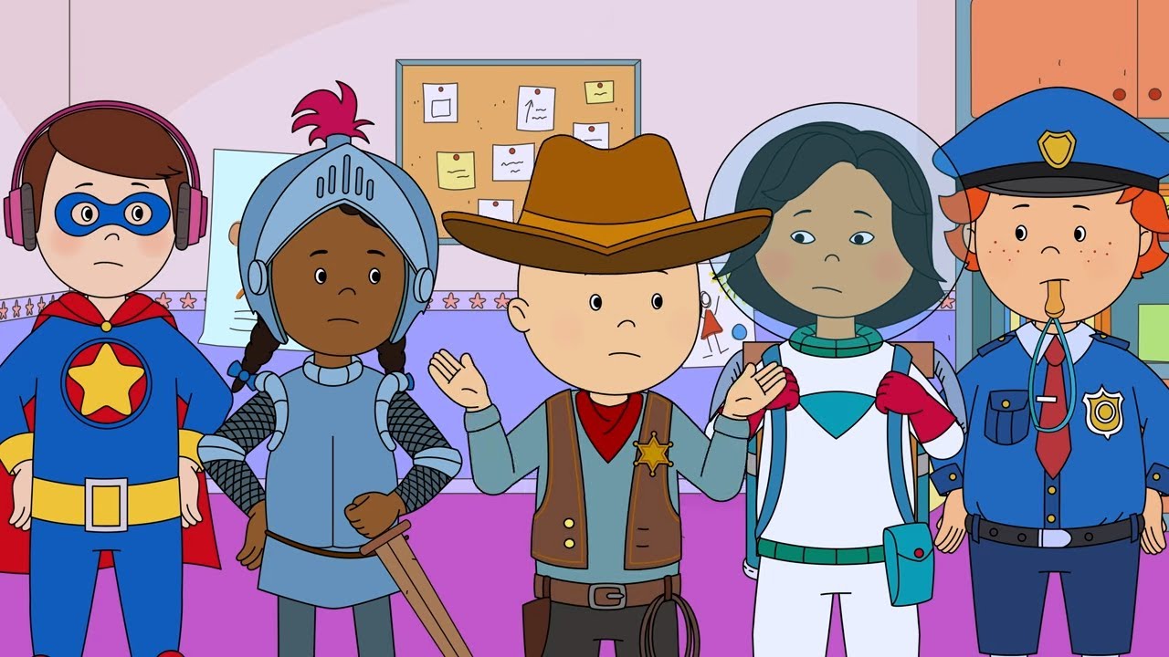 Dress up day | Cartoons for kids | Caillou New Adventures