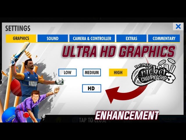 WCC 3 4K Gameplay  World Cricket ChampionShip 3 - Highest Graphics  Settings - Xiaomi TAB 5 