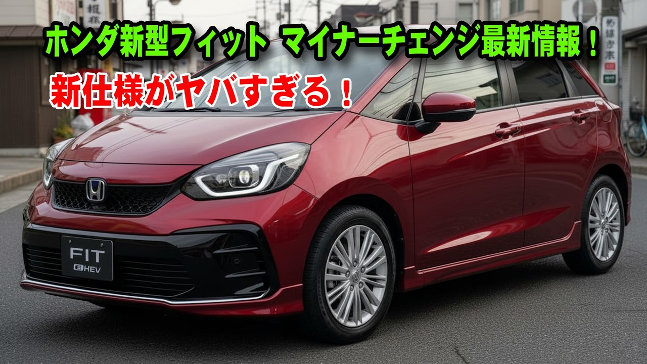 値下げ+本日終了 フィット
2012.02 Latest information on the minor facelift of the new Honda Fit! On