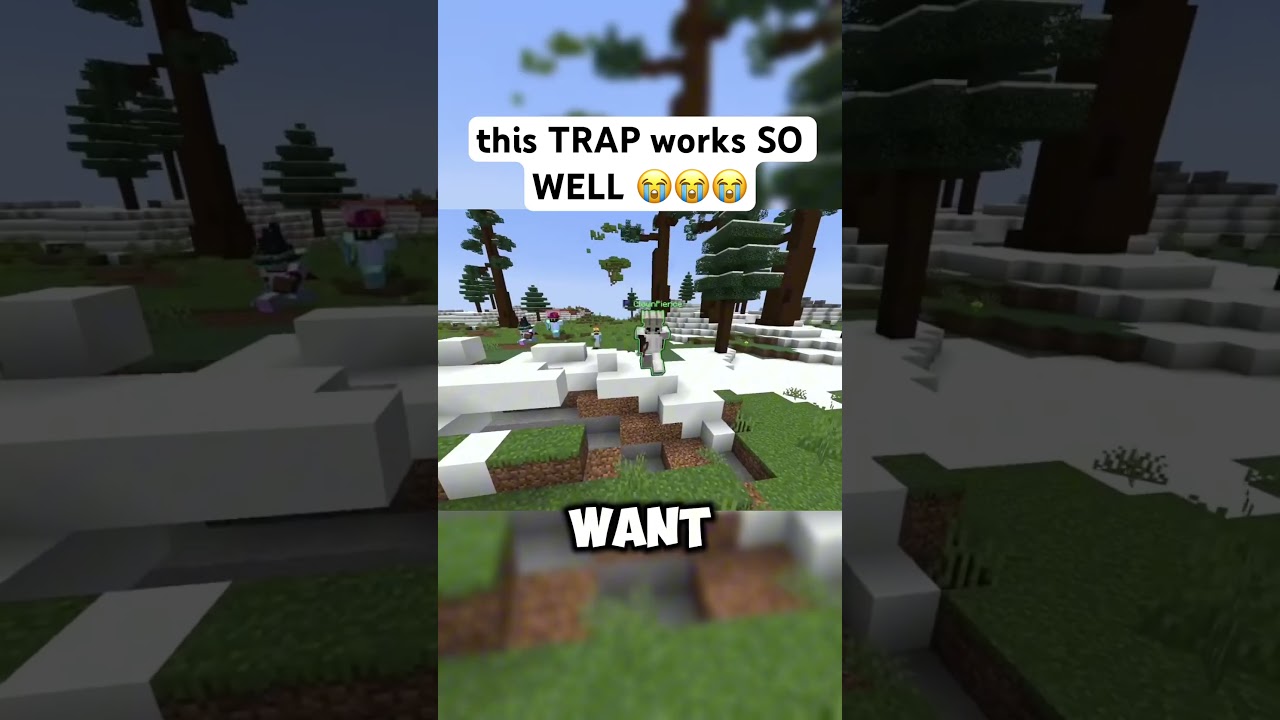 ClownPierce was the PERFECT bait for this TRAP 😮‍💨😮‍💨😮‍💨 #minecraft #gaming #fyp