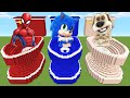 I FOUND TOILET SPIDER MAN TALKING BEN SONIC in MINECRAFT FUNNY ANIMATIONS