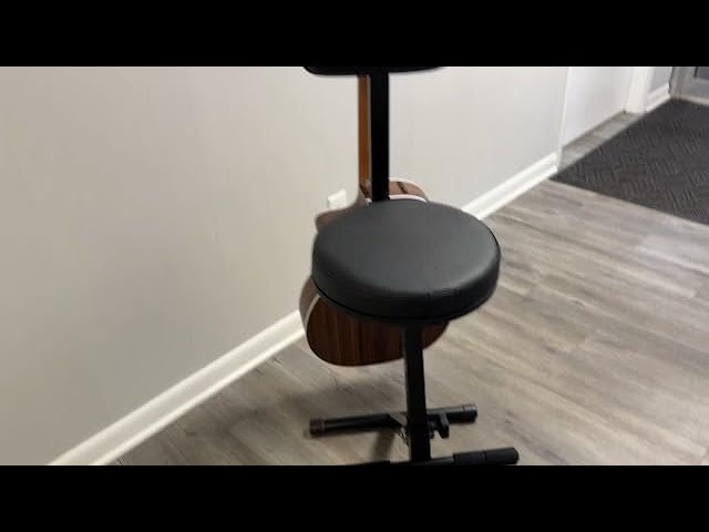 Quick look at the STRICH guitar stool with backrest - YouTube