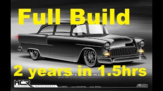 Full build of 1000hp ProTouring 55 Chevy. Two years of work reduced to 1.5hr long video. MetalWorks