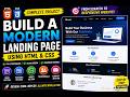 Build a Modern Landing Page with HTML &amp; CSS | Complete Responsive Website Tutorial for Beginners