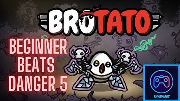 Beating Danger 5 for the FIRST TIME in Brotato | Apprentice