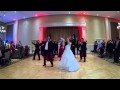 Gina & DJs awesome surprise wedding party dance to  Uptown Funk - 2/14/2015