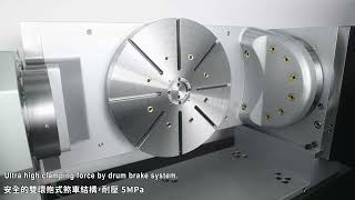 RCTFE-500HL Roller Gear Cam Drive Trunnion Tilting Rotary Table