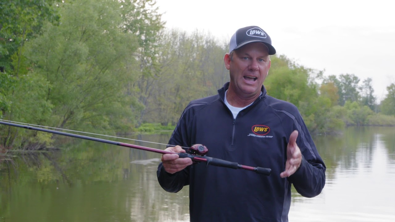 GC4 rod technique and demonstration - KVD Series Rods from Lews 