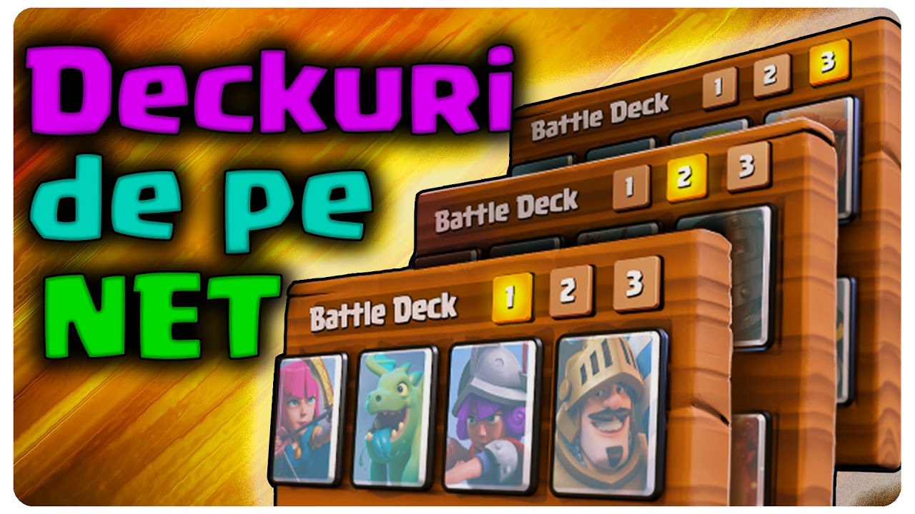 Testam Deckuri de pe Net | Clash Royale Romania