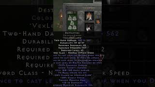 WARLOCK CAN TURN INTO a DELIRIUM (Shrew Creature)!! #diablo2resurrected #gaming #shorts