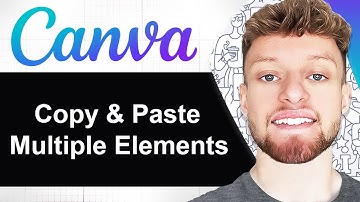 How To Copy and Paste Multiple Elements At Once in Canva (Step By Step)