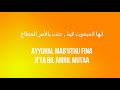 Maher Zain - Medina medina (lyrics)