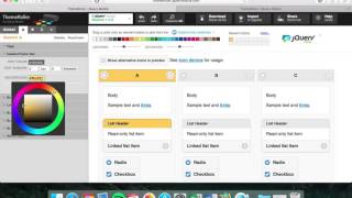 jQuery Mobile - ThemeRoller