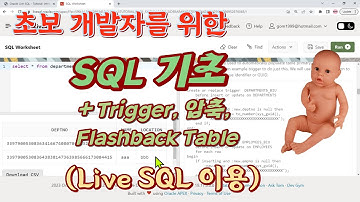 초보 Oracle 개발자를 위한 SQL 기초 실습 (무료 실습도구 Live SQL 이용)