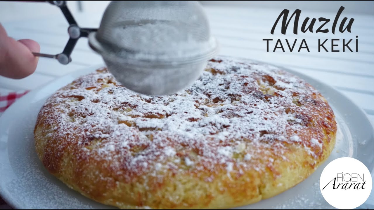Fırın yok ! Tavada 10 Dakikada Muzlu kek / Figen Ararat